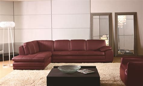 High Class Tufted Curved Sectional Sofa In Leather St Petersburg