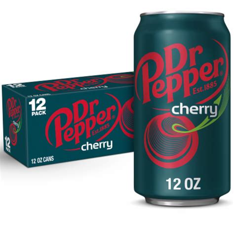 dr pepper cherry soda cans 12 pk 12 fl oz smith s food and drug