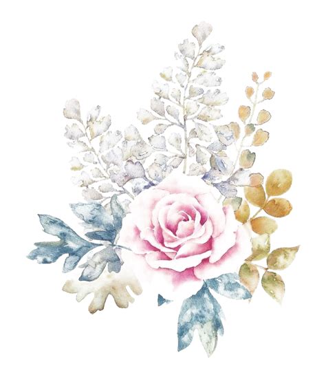 Watercolor Flowers Png Download Image Png Mart