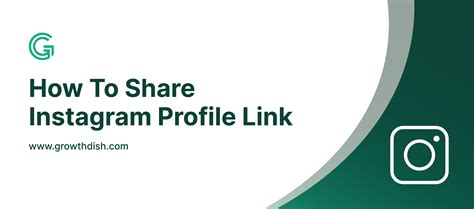How To Share Instagram Profile Link Growthdish