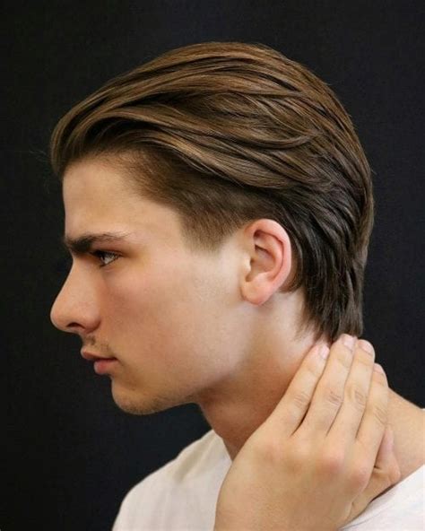 50 gorgeous layered hairstyles for longer hair. The Ear Tuck Hairstyle | Men's Haircut Tucked Behind The ...