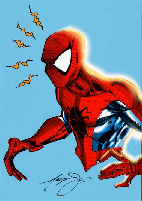 Spidey In Bill Raupps Commissioned Artwork Comic Art Gallery Room