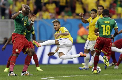 photo gallery neymar inspires brazil to 4 1 over cameroon multimedia ahram online