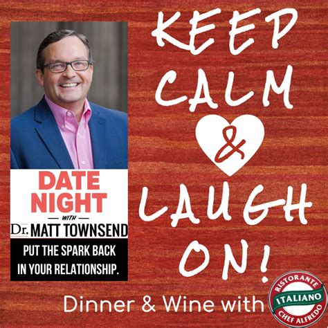 Keep Calm And Laugh On With Dr Matt Townsend Relationship Expert
