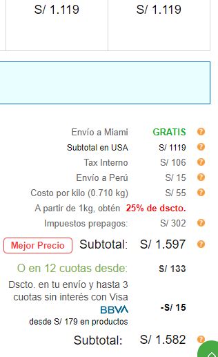 Cuenta con un amplio catálogo de productos americanos ya que permite realizar búsqueda en las tres tiendas online más grandes del mundo, como lo son: Tiendamia - Perú Hardware