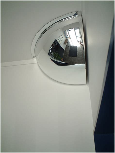 Securikey 300mm Convex Quarter Dome Acrylic Indoor Corner Mirror