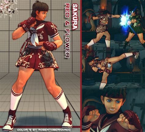 sakura pc street fighter 4 skin modification 11