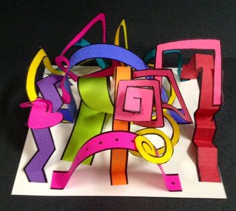 Paper Sculpture For Kids Goimages Super