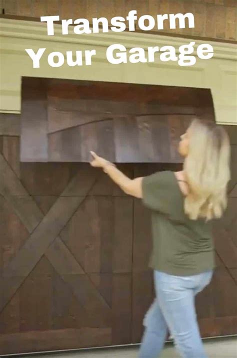 Garage door torsion spring replacement: GarageSkins Give You a Wood Look Without the Cost