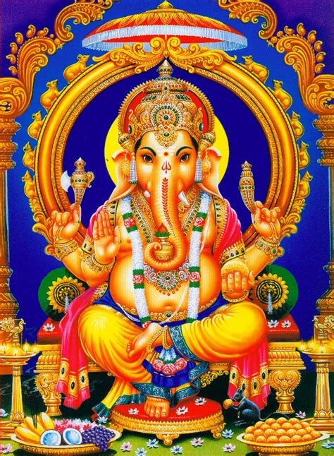 dioses hindúes fondo de pantalla ganapathi 733x999 WallpaperTip