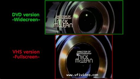 Widescreen Vs Fullscreen Dvd Vhs Cortocircuito Short Circuit