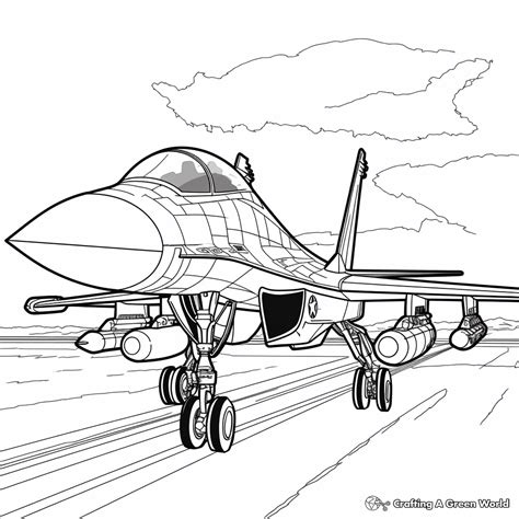 F18 Coloring Pages - Free & Printable!