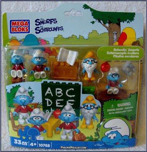 Schoolin Smurfs Smurfs Playsets Mega Bloks Action Figure