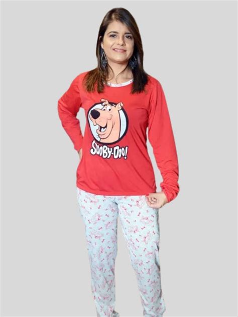 Comprar Pijama Longo Adulto De Malha Scoob A Partir De R3499 Fabrica De Pijamas Atacado E