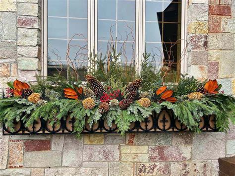 13 Winter Window Box Ideas With Loads Of Curb Appeal