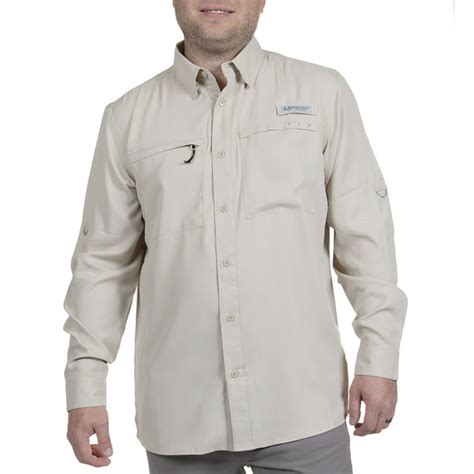 Realtree Long Sleeve Fishing Guide Shirt Sahara Size 3x Large