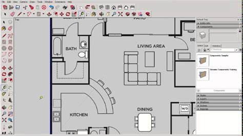 Right click column letters then select c olumn width. SketchUp: How to Scale a Not-to-Scale Floor Plan - YouTube