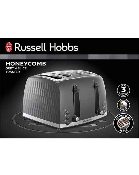 Russell Hobbs Honeycomb 4 Slice Toaster Oxendales