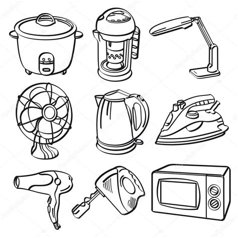 Para que cuentes con varios ejemplos, acá te dejamos una lista de posibles oraciones sobre electrodomésticos en inglés. Fotos: electrodomesticos dibujo | electrodomésticos ...