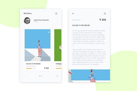 Library Book Application Design Concept On Behance