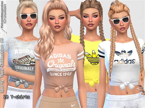 Sporty Tees Collection 05 By Pinkzombiecupcakes At Tsr Sims 4 Updates