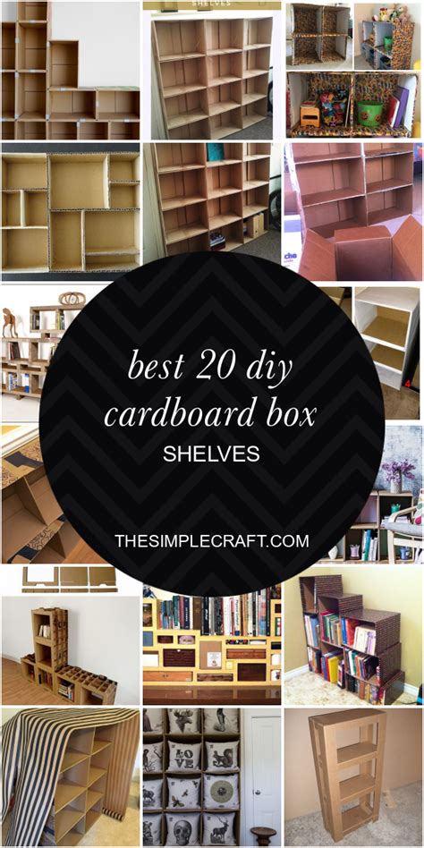 Best 20 Diy Cardboard Box Shelves If You Love To Upcycle After That