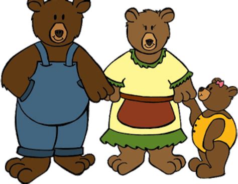 Bear Clipart Mom Three Bears Goldilocks Clipart Png Download Full Size Clipart 4517558