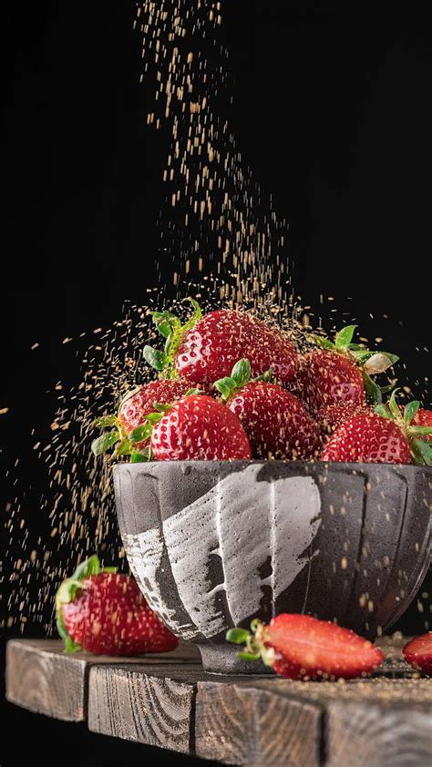 Strawberries Fruit Sweet Food Strawberry Hd Phone Wallpaper Peakpx