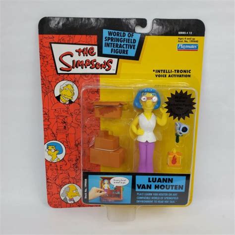 Playmates The Simpsons Springfield Interactive Figure Luann Van Houten Series 12 For Sale Online
