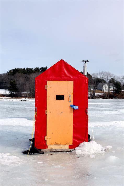 Ice Shanties Captured Throughout New England Mostly Maine Contributed