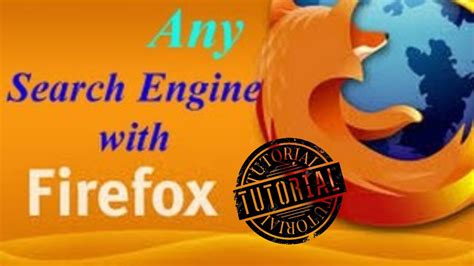 How To Change Default Search Engine In Mozilla Firefoxhow To Change