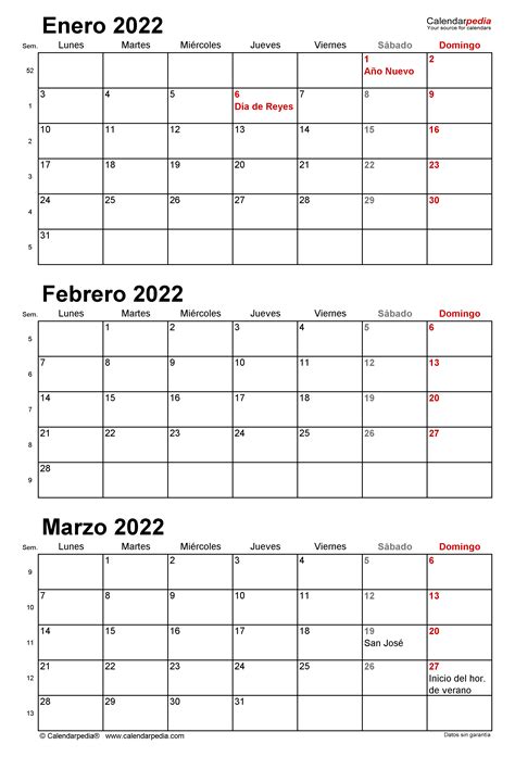 Calendario Trimestral En Word Excel Y Pdf Calendarpedia Vrogue