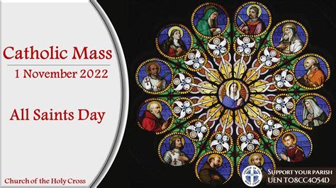 Catholic Mass All Saints Day 1 November 2022 Livestream Youtube