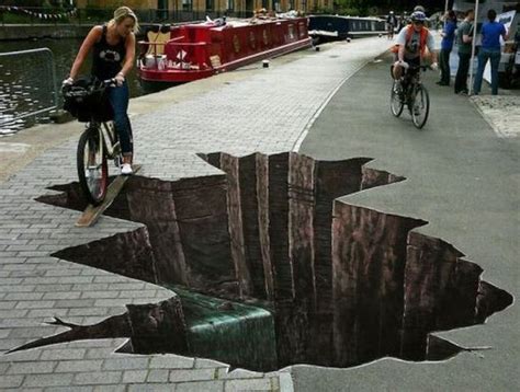 optical illusions sidewalk art graffiti art inspirations 3d street art sidewalk art