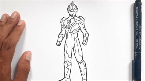 Menggambar Ultraman Orb How To Draw A Ultraman Orb Youtube
