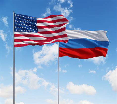 Flags Russia Usa Stock Photos Pictures And Royalty Free Images Istock