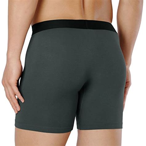 david archy men s underwear ultra soft bamboo basic boxer briefs 3 pack l dark gray buy