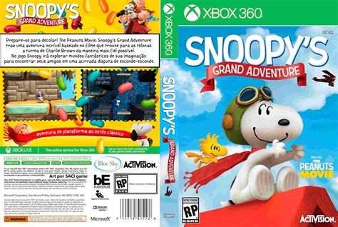 The Peanuts Movie Snoopys Grand Adventure Cover 2015 Xbox 360 Capa