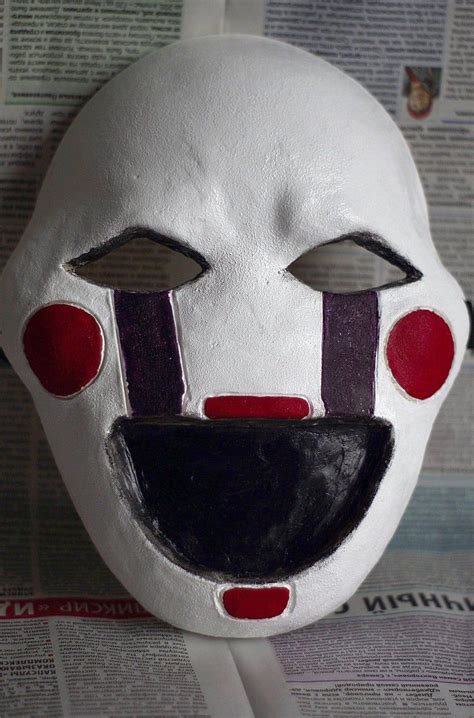 FNAF Marionette Mask Puppet Halloween Mask Horror Game Mask Etsy In