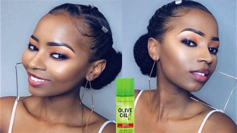 10 Minutes Protective Style 4c Natural Hair South African Youtuber