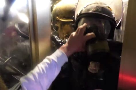Video Shows Capitol Police Cop Getting Crushed By Protesters