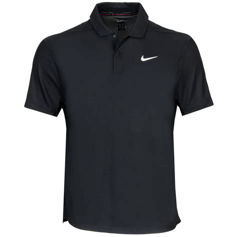 Nike Tiger Woods Dri Fit Golf Polo Shirt Black Anthracite White Scottsdale Golf