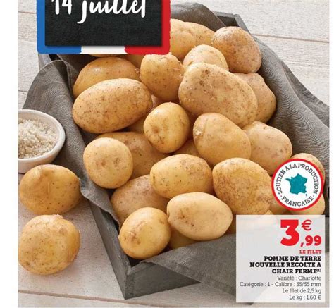 Offre Pomme De Terre Nouvelle Récolte à Chair Ferme chez U Express
