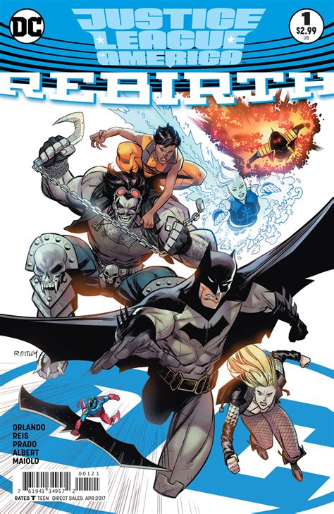 Dec160234 Justice League Of America Rebirth 1 Var Ed Previews World
