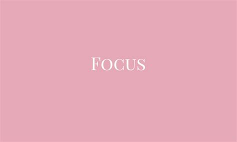 Download Focus Desktop Pink Aesthetic Wallpaper