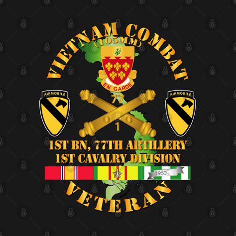 Vietnam Combat Veteran W 1st Bn 77th Artillery Dui 1st Cav Div V1