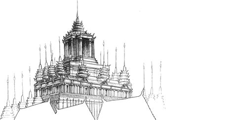 Thailand And Cambodia Sketches On Behance Cambodia Sketches Thailand 