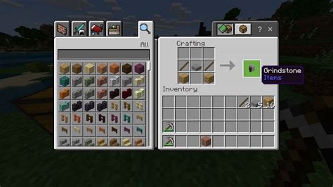 Add the grindstone items to the menu in the crafting table, add the 2 planks, 2 sticks, and the stone slab to the. Grindstone Recipe Minecraft : Grindstone Mod For Minecraft ...