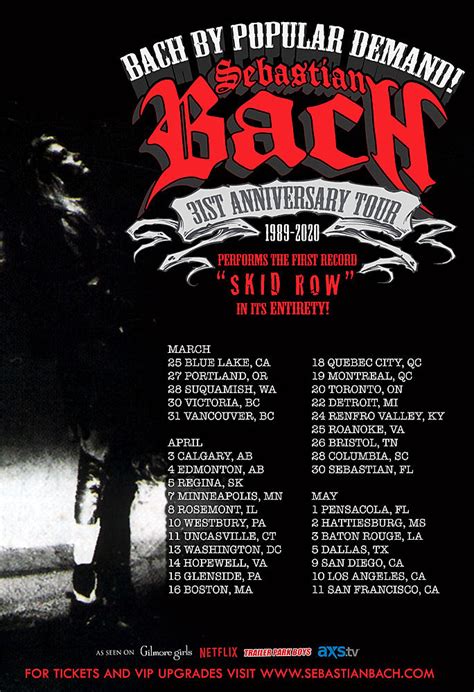 Sebastian Bach Tour 2020 30042020 Sebastian Captain Hirams