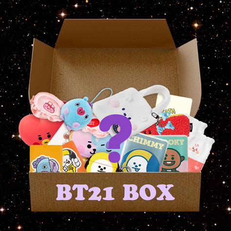 Bt21 Mystery Kpop Box Kpop Kdrama Handmade Kbeauty